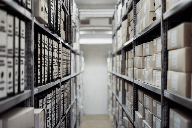 data storage, documents, archive